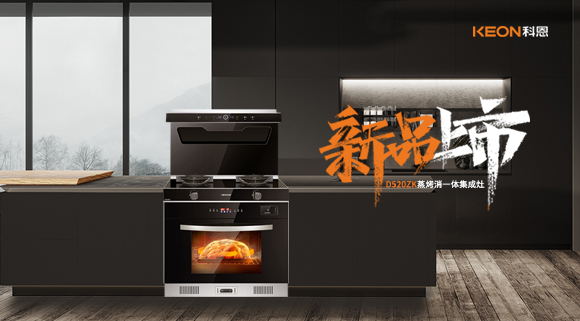 科恩D520ZK蒸烤一體集成灶，懂你所想，更懂你未想 ！